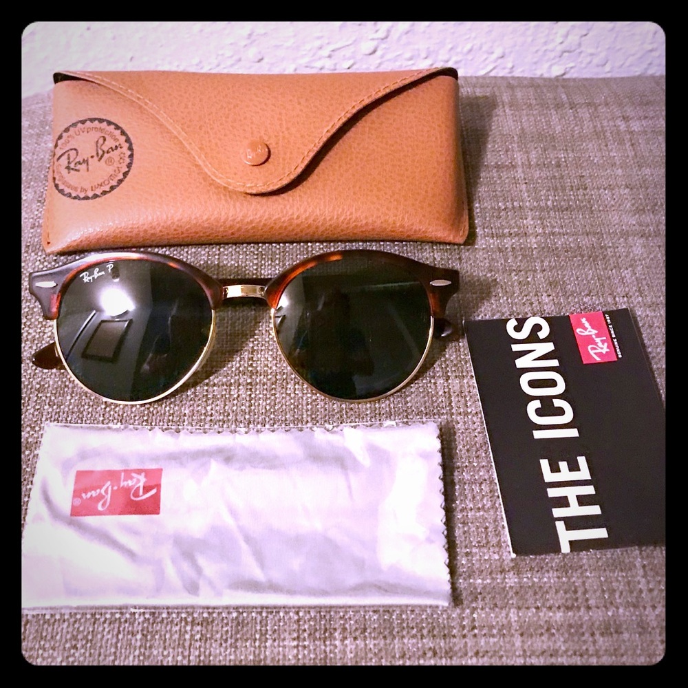 BRAND 🆕 Authentic Polarized Ray Ban Clubmasters